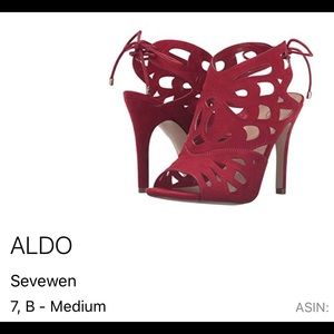 Red Aldo Heels